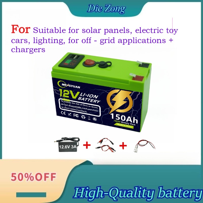 Fish Finder Charger - Wereldwijd nieuwe 12,6V 60~150Ah batterij voor