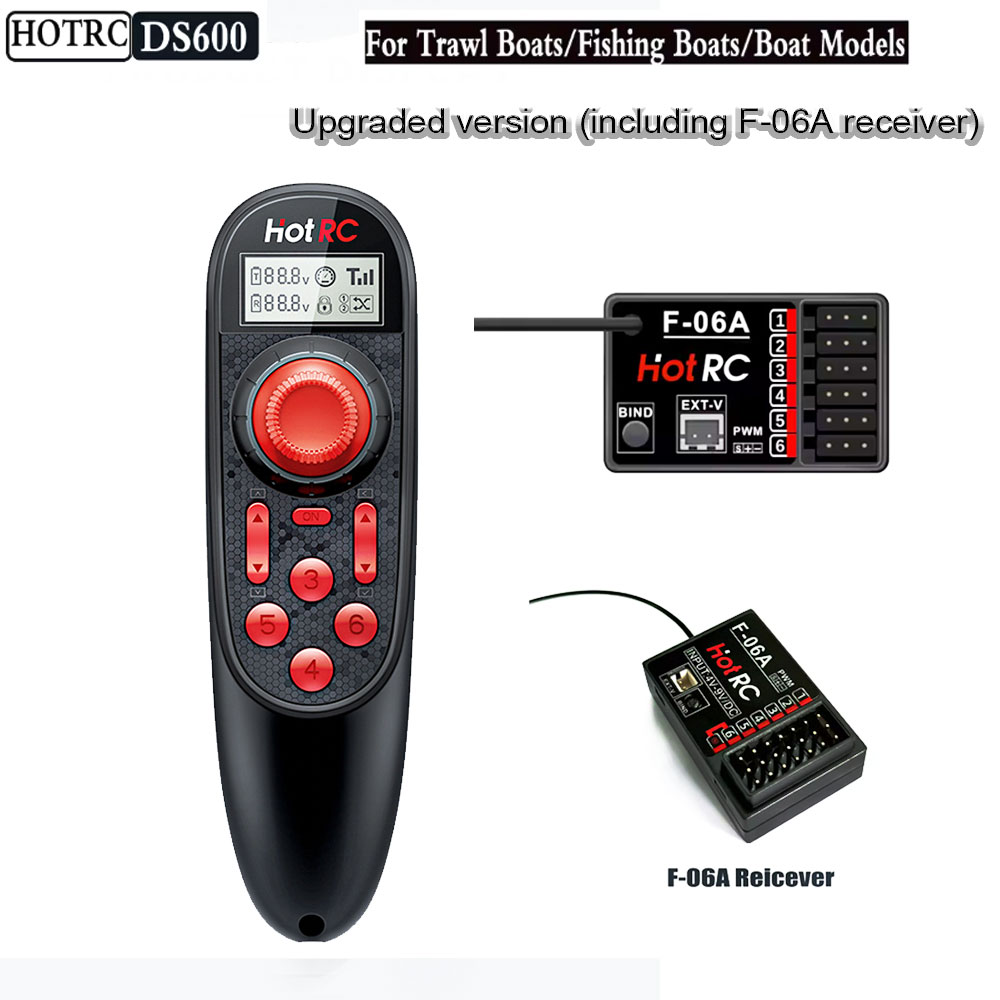Fish Finder Battery - HOTRC DS600 Draadloze Afstandsbediening Upgrade Systeem