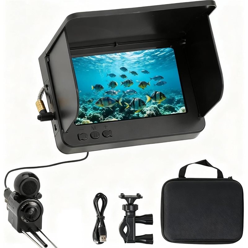 Fish Finder Portable - A64T-Onderwater Visvinder Camera: 220 ° Groothoeklens/draagbare