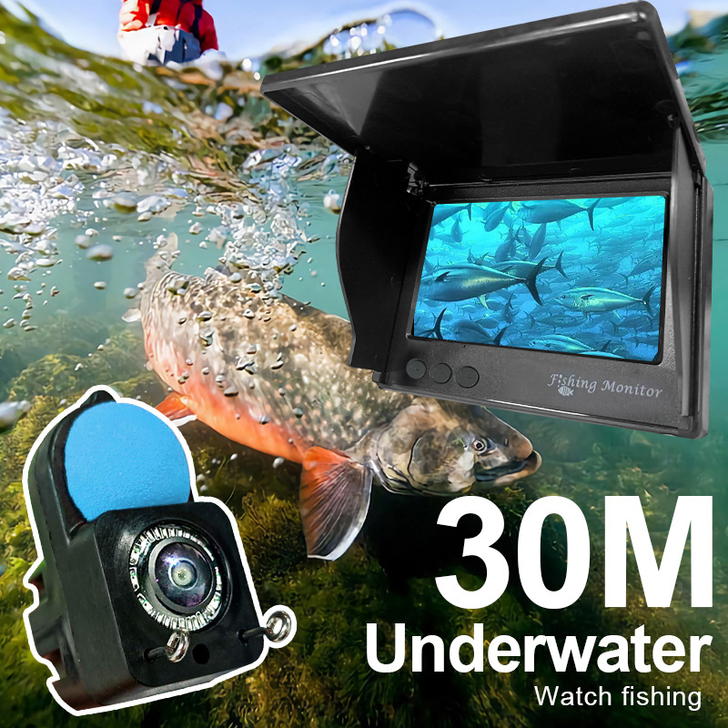 Fish Finder Portable - Onderwaterviscamera 1080P HD-camera Infraroodverlichting Draagbare ijsvissen
