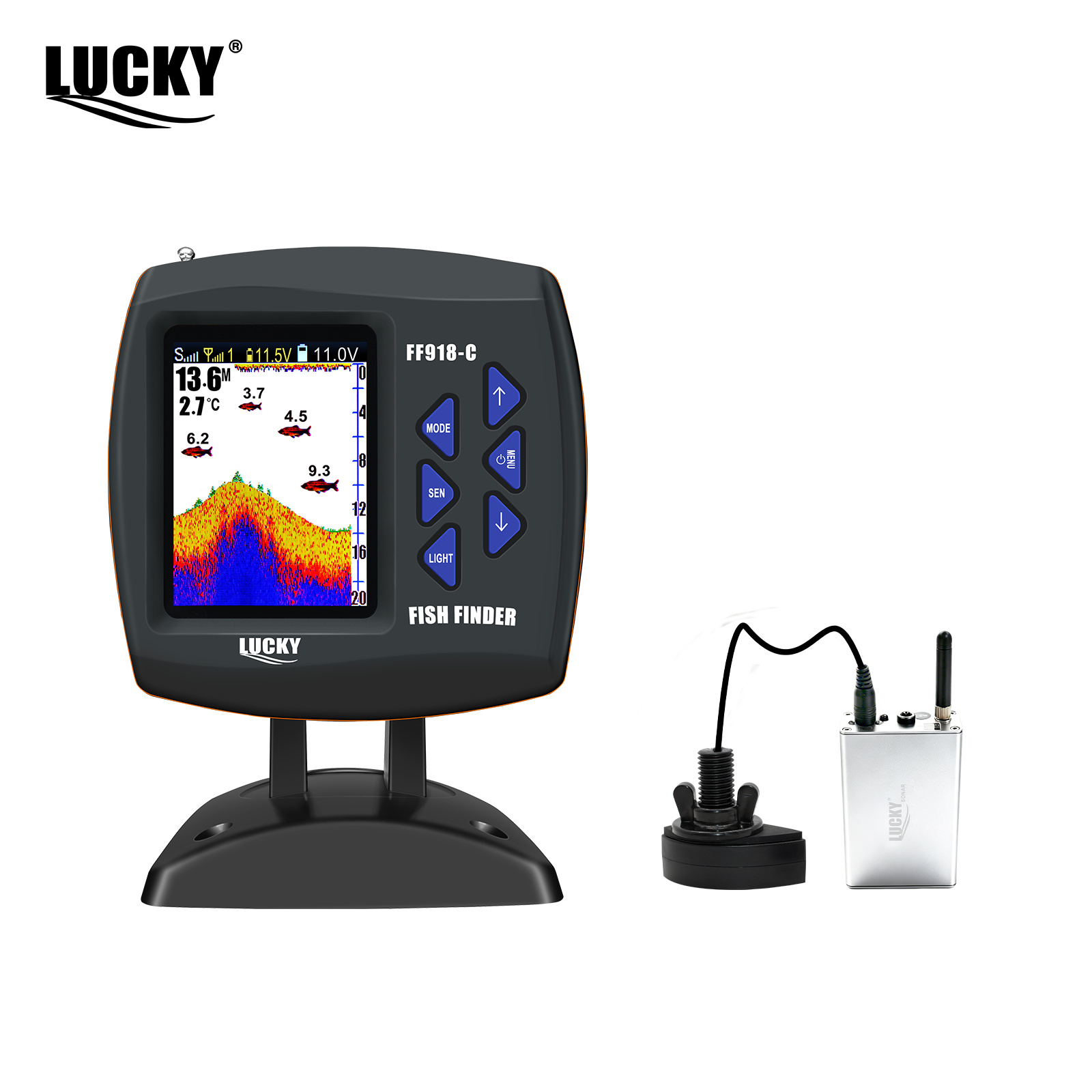 Lucky FF918 draadloze afstands - Fish Finder Gps recensie en prijs