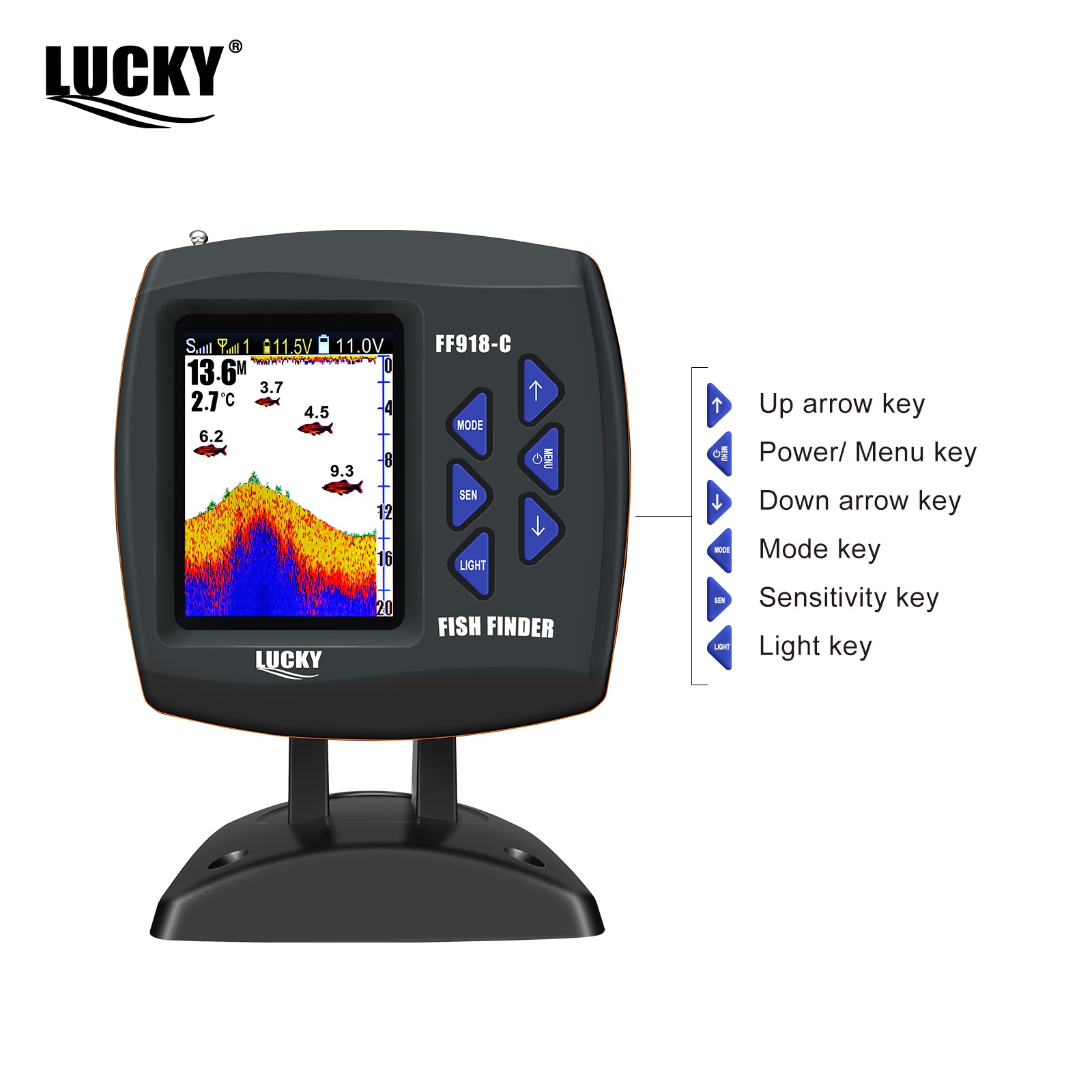 Lucky FF918 draadloze afstands - Fish Finder Gps recensie en prijs