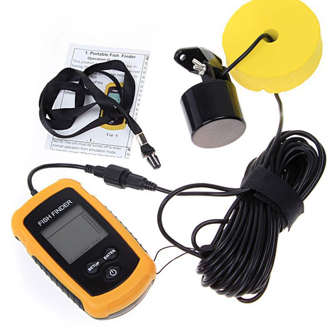 Alarm 100M Draagbare Sonar Vis - Fish Finder Portable recensie en prijs