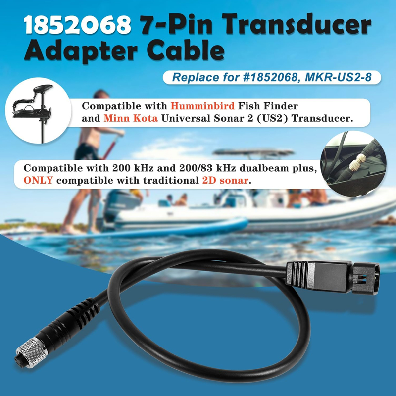 1852068 MKR-US2-8 7-pins adapt - Fish Finder Transducer recensie en prijs