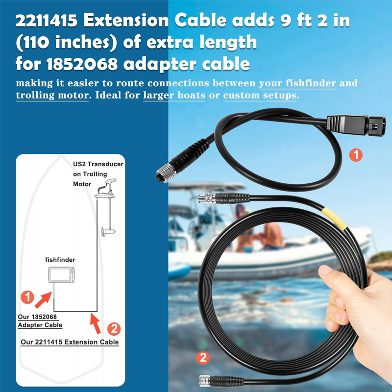 1852068 MKR-US2-8 7-pins adapt - Fish Finder Transducer recensie en prijs